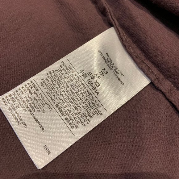 Gap Maternity Corduroy Vintage Plum shirt - Picture 8 of 11